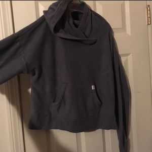 Victorias Secret Grey hooded sweater. So soft and comfy.
